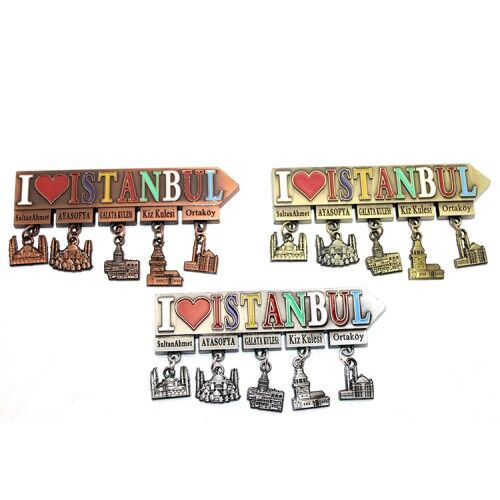 İstanbul Temalı Metal Magnet Model 7