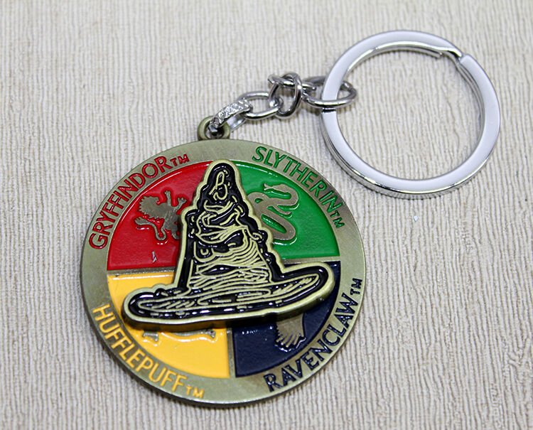 Metal Dönen Harry Potter Seçmen Şapka Anahtarlık
